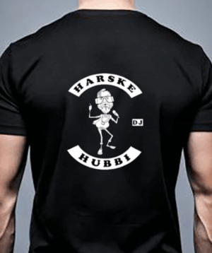 Harske Hubbi Rygmærke T-shirt